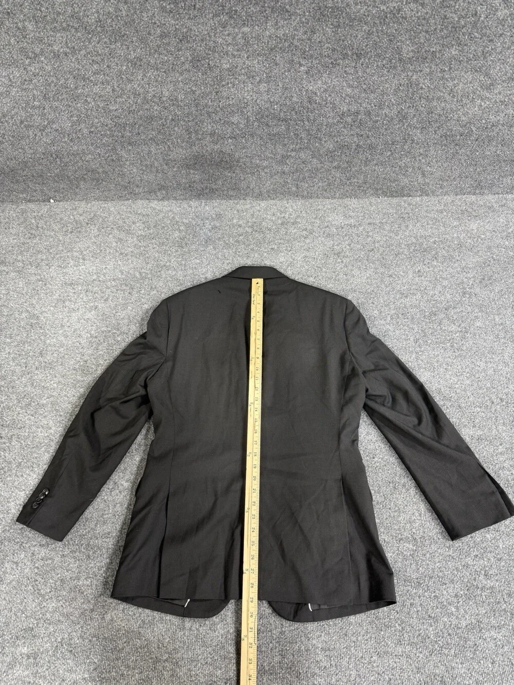 Jos A Bank 1905 Mens Black Blazer Sport Coat Suit Jacket Wool Two Button